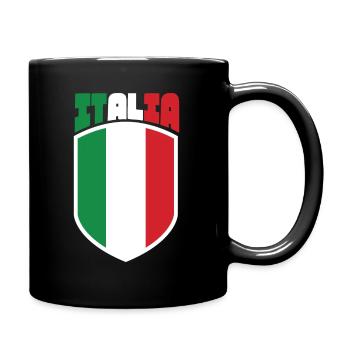 Maillot de l’Italie Football 2021 - Mug uni - noir - Droite