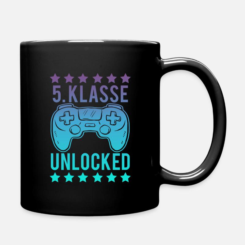 5 Klasse Unlocked 5. Klasse - Tasse einfarbig - Schwarz