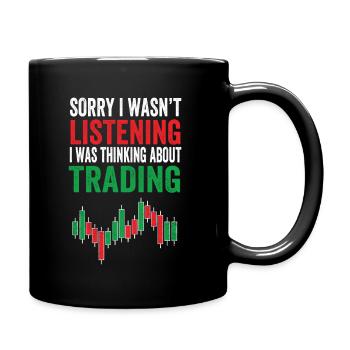 Day Trading Trader Boursière actions Bitcoin Argent Stock - Mug uni - noir - Droite