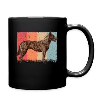 Hollandse Herder Retro Holland berger allemand - Mug uni - noir - Droite