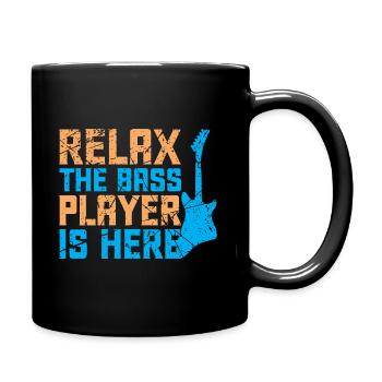 Bass Gitarrist Bassist Bass Spieler - Tasse einfarbig - Schwarz - Rechts