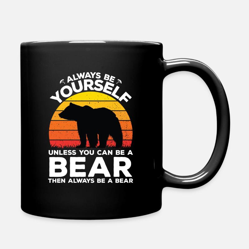 You can be a bear - Tasse einfarbig - Schwarz