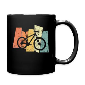 Retro Mountain bike - Mug uni - noir - Droite