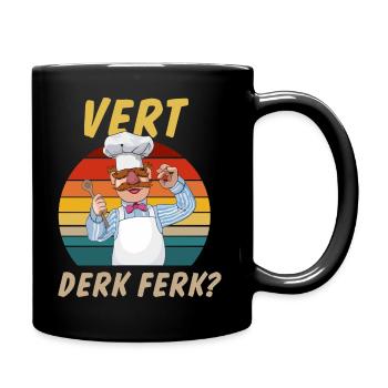 The Swedish ChefFerk! Vert Der Funny Vintage - Full Colour Mug - black - Right
