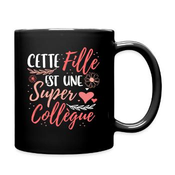 Collègue Cadeau - Mug uni - noir - Droite