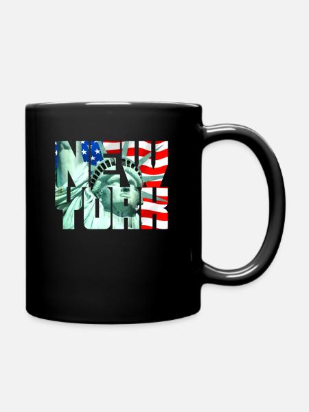 New York Statue de la Liberté - Mug uni - noir