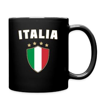 Italia Fan Italy - Full Colour Mug - black - Right