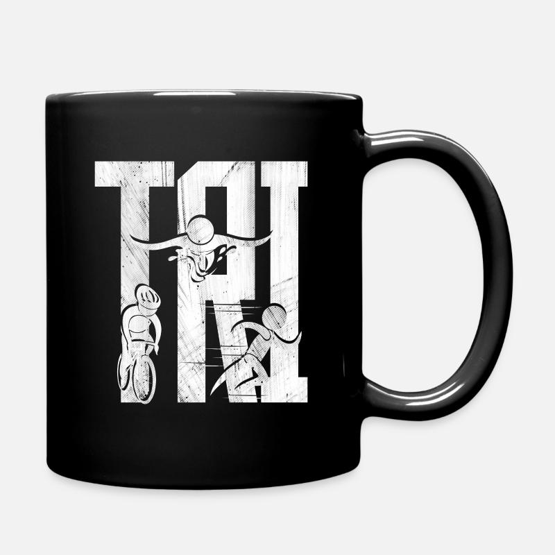 Triathlon - Mug uni - noir
