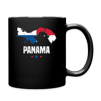 Drapeau du Panama - Mug uni - noir - Droite