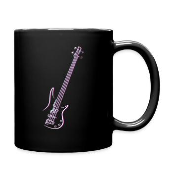 Basse guitare - Mug uni - noir - Droite
