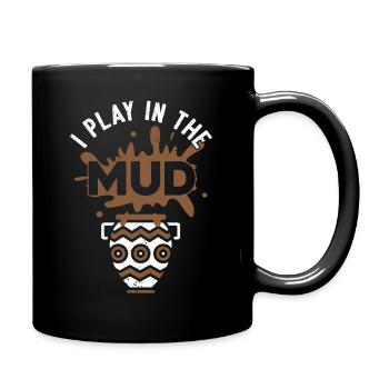 J Jeux Dans la boue Poterie Atelier de céramique - Mug uni - noir - Droite