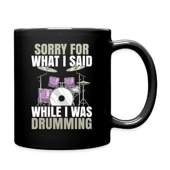 percussion - Full Colour Mug - black - Right