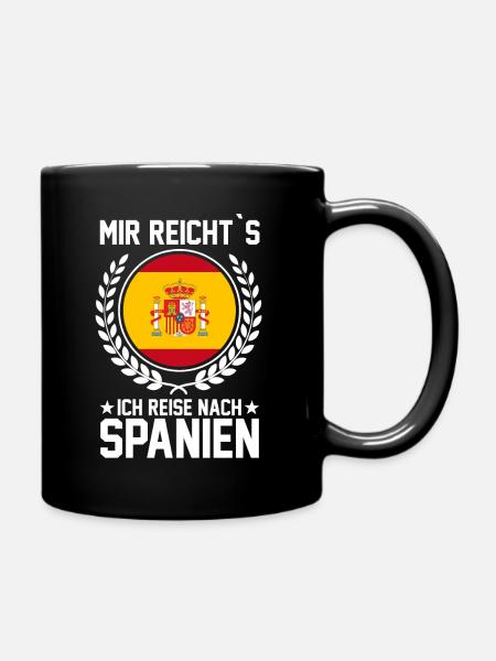 Spanien Teneriffa Spanier Spanierin Spanisch Spani - Tasse einfarbig - Schwarz