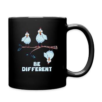 BE DIFFERENT - Tasse einfarbig - Schwarz - Rechts