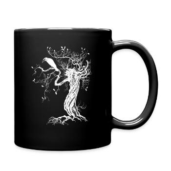 Rabe Horror Pest - Tasse einfarbig - Schwarz - Rechts