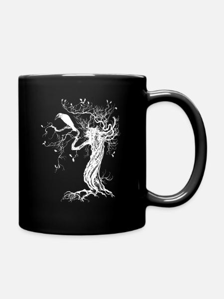 Rabe Horror Pest - Tasse einfarbig - Schwarz