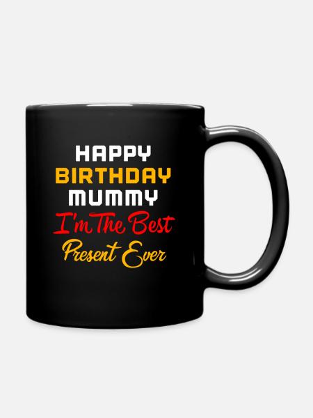 Geburtstag, Geburtstag, Geburtstag, Geburtstag, Geburtstag - Tasse einfarbig - Schwarz