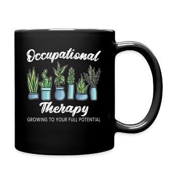Occupational Therapy OT Medical Healthcare - Full Colour Mug - black - Right