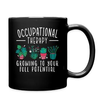 Occupational Therapy OT Medical Healthcare - Full Colour Mug - black - Right
