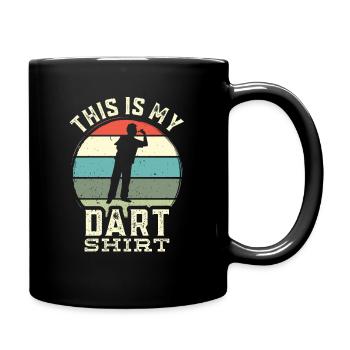 Dart , Dart Tshirt - Mug uni - noir - Droite