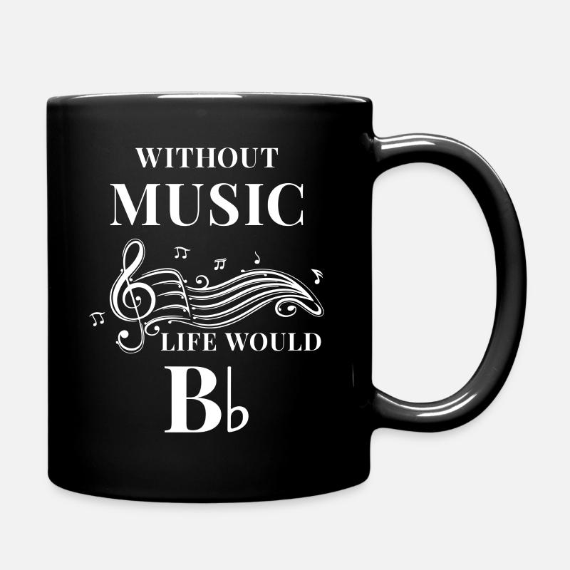 Musiker Geschenk - Tasse einfarbig - Schwarz