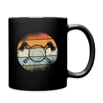 Lumberjack Outfit - Full Colour Mug - black - Right