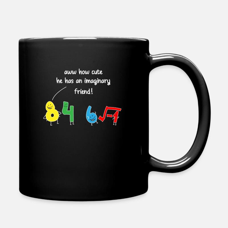 How Cute He Has An Imaginary Friend Mathematics - Mug uni - noir