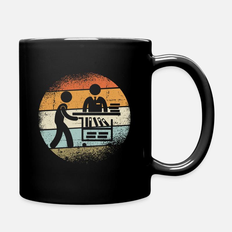 Bibliothekar - Tasse einfarbig - Schwarz