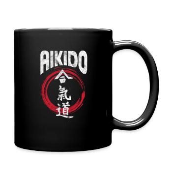 Aïkido - Mug uni - noir - Droite
