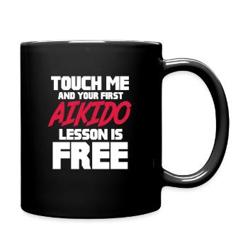 Aikido Martial Arts Martial Arts Fighter Gift - Full Colour Mug - black - Right