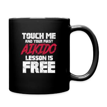 aikido - Full Colour Mug - black - Right