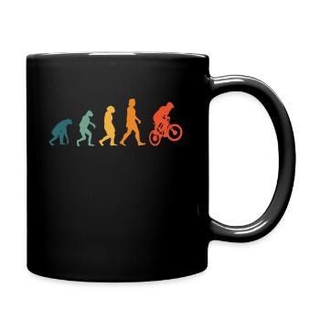 Vélo de cycliste rétro Bmx Evolution - Mug uni - noir - Droite