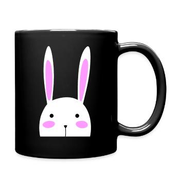 Baby Rabbit Kids Cute Pregnancy Child - Full Colour Mug - black - Right