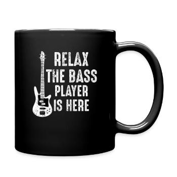 Bassgitarre Bassist - Tasse einfarbig - Schwarz - Rechts