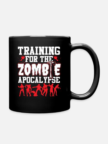 Entraînement pour Zombie Apocalypse - Mug uni - noir
