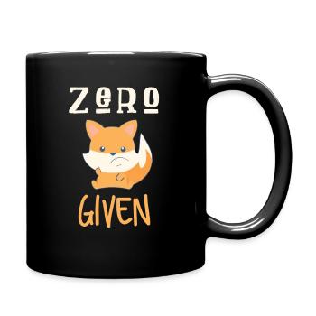 Zero Fox Given - Tasse einfarbig - Schwarz - Rechts