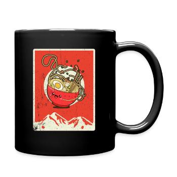 Ramen - Tasse einfarbig - Schwarz - Rechts