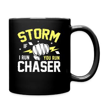 Meteorologist Meteorology Storm Chaser Gift - Full Colour Mug - black - Right