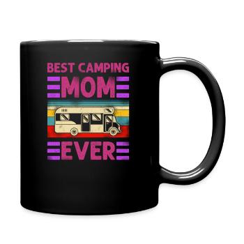 Best Camping Mom Ever Motorhome - Tasse einfarbig - Schwarz - Rechts