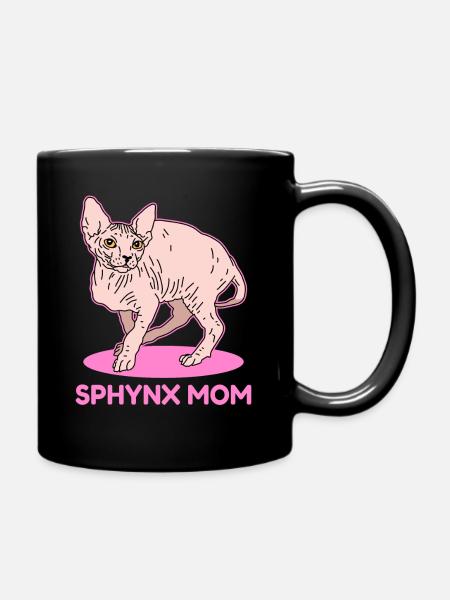 Sphynx mom Sphynx chat | Sphinx cadeau de chat - Mug uni - noir
