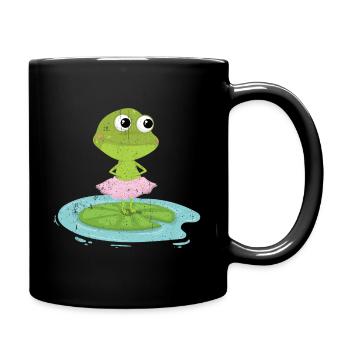 Frog Toad Amphibians Tree Frog Nature Pond - Full Colour Mug - black - Right