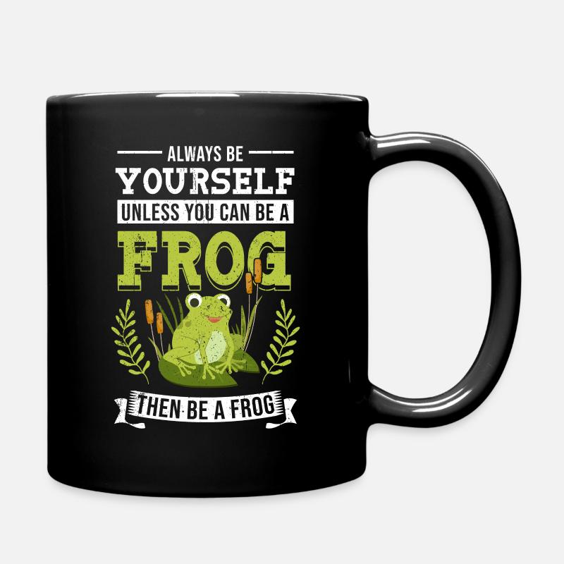Frosch - Tasse einfarbig - Schwarz