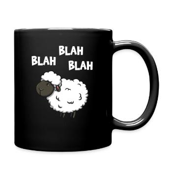 Blah Blah Blah - Tasse einfarbig - Schwarz - Rechts