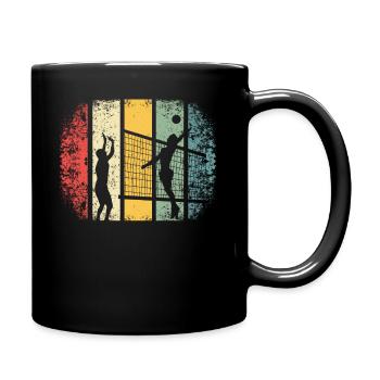 Volley-ball volley-ball sport cadeau - Mug uni - noir - Droite