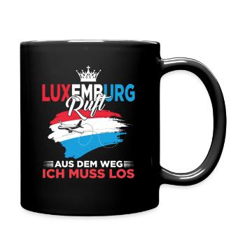 Luxemburg Luxemburgerin Luxemburger - Tasse einfarbig - Schwarz - Rechts