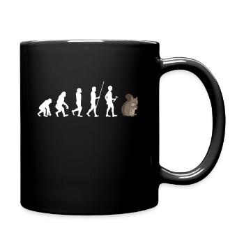 Écureuils - Mug uni - noir - Droite