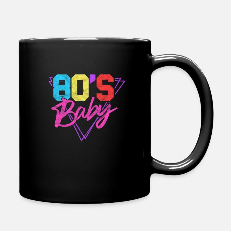 Années 80 - Mug uni - noir