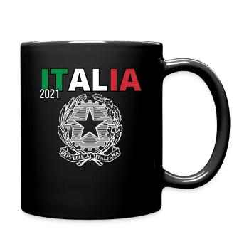 Italy / Italy / Italy football / Italy holidays - Full Colour Mug - black - Right
