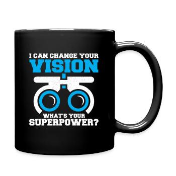 Optician Optometrist Optician Eye Optician Doctor Profession - Full Colour Mug - black - Right