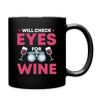 Optician Optometrist Optician Eye Optician Doctor Profession - Full Colour Mug - black - Right